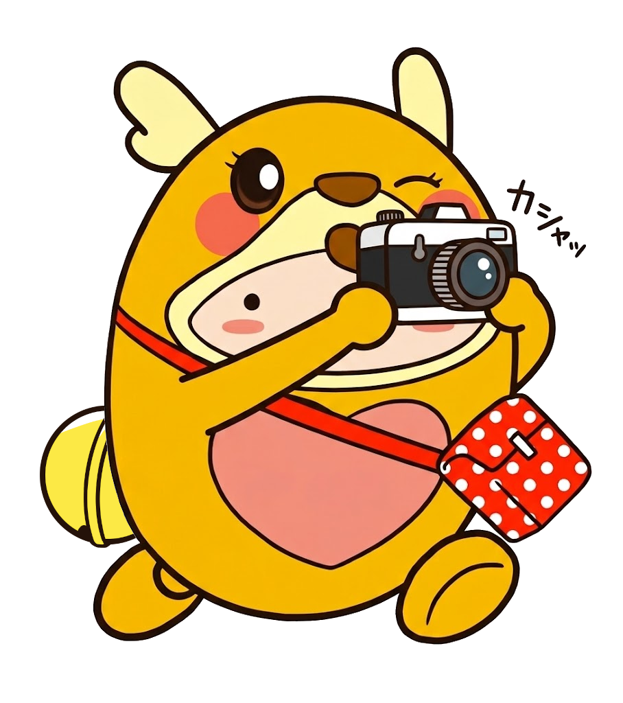 写真を撮影するイラスト